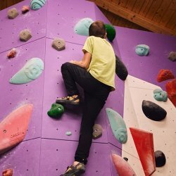 Arrampicata in palestra