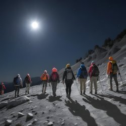 Escursione al chiaro di luna - Anello del Monte Scale