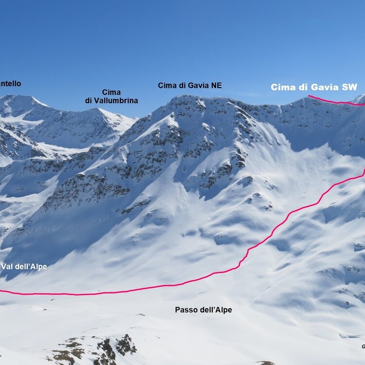 Gavia Peak Süd-West