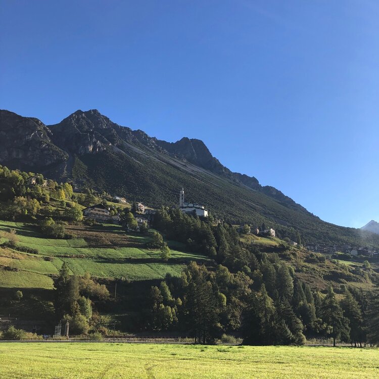 Blick auf den Pedenosso Alto