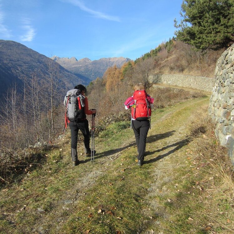 Localita' Piazzo (Baruffini) - Ex caserma Finanza, confine Svizzera con Joëlette