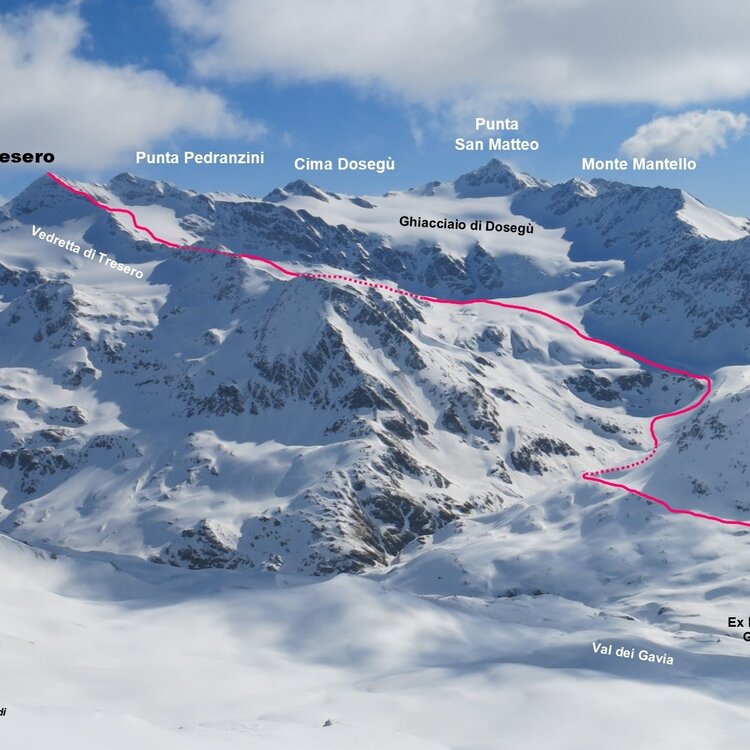 Pizzo Tresero - von Gavia