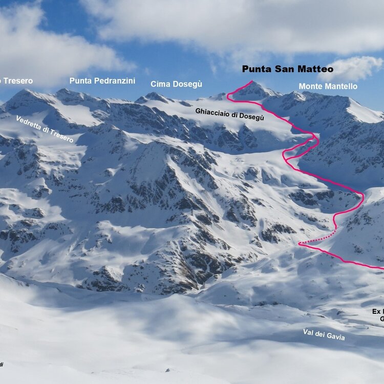 Punta San Matteo - von Gavia aus