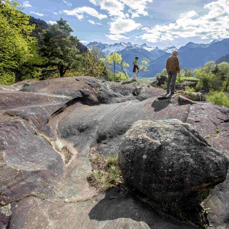 Ring in the nature reserve of the Giants' potholes