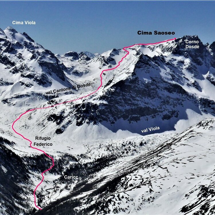 Gipfel des Saoseo