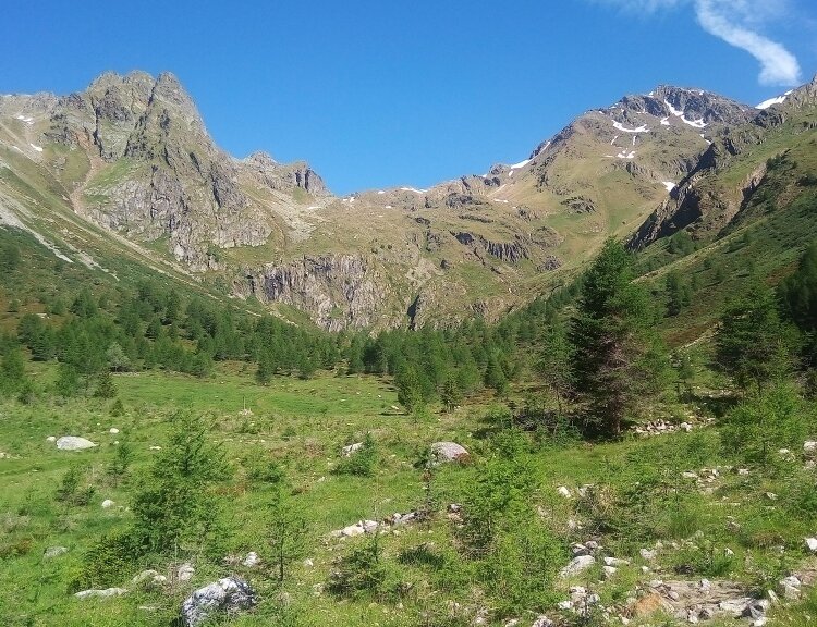 Das Kopfende des Val Canè